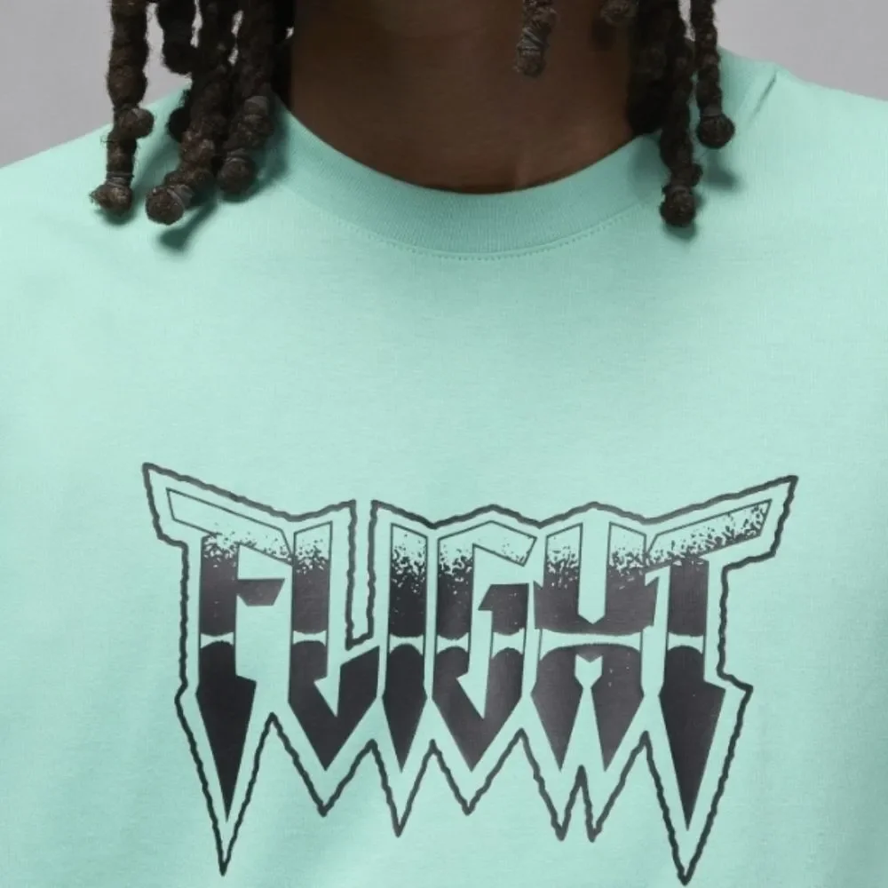Jordan Flight Crewneck T-Shirt- Green‎